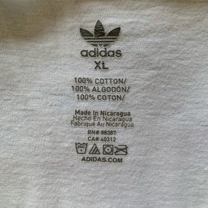 Adidas Rose Gold Graphic Logo Tee